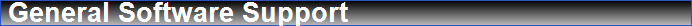  General Software Support